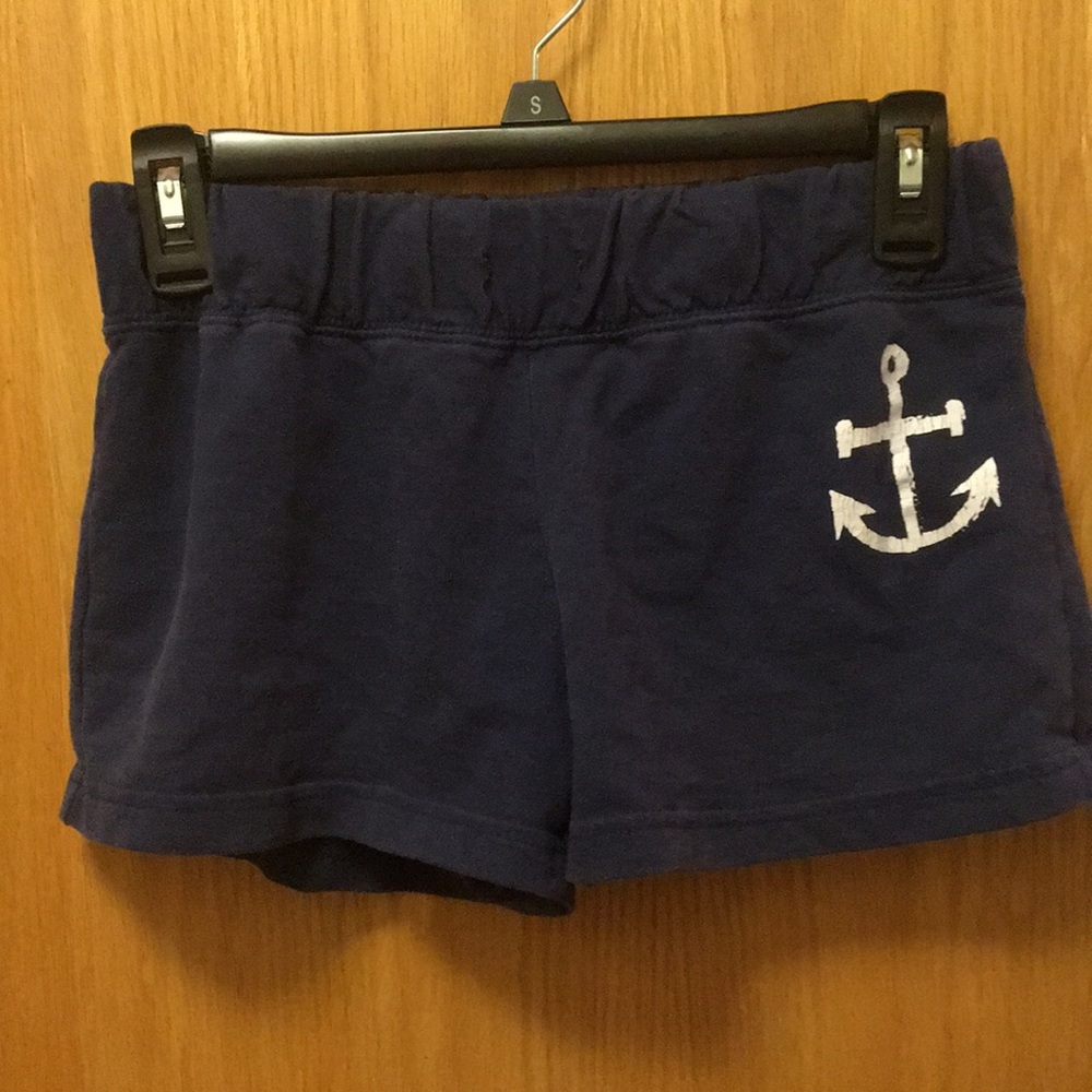 Blue anchor shorts